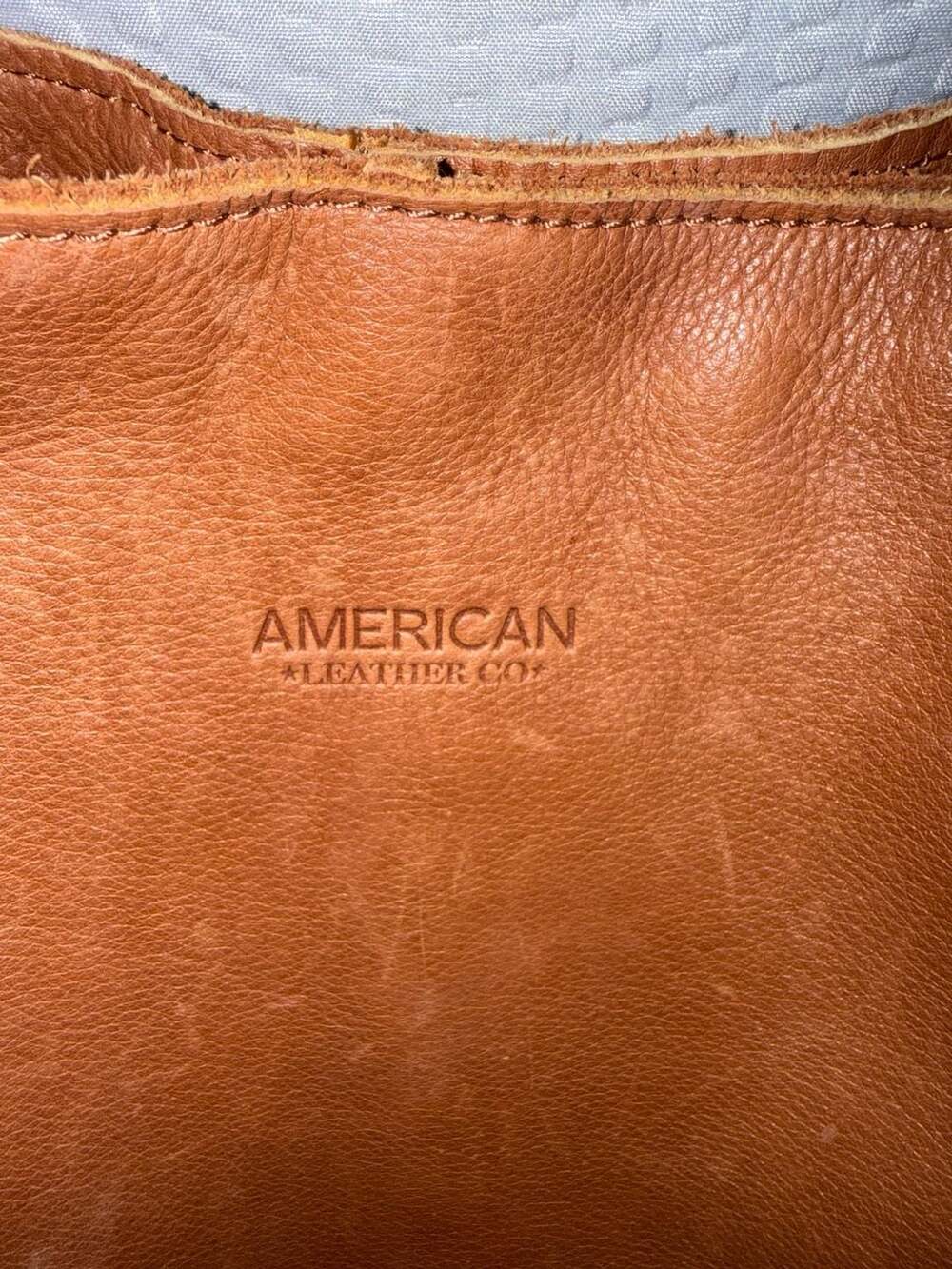 American Leather Co. Brown Leather Tote Bag - Picture 2 of 7